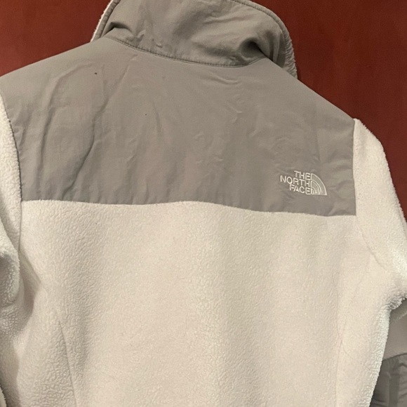 North Face Denali Jacket Fleece Women’s Sz XS Gray Zip Closure Pockets - Picture 5 of 8